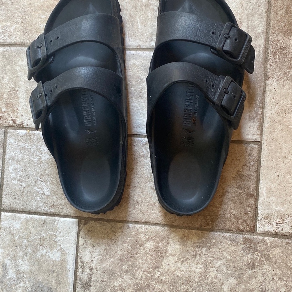 Birkenstock Black Double-Strap Sandals